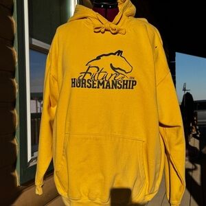 Yellow Hoodie, PARELLII NATURAL HORSEMANSHIP.  EXCELLENT USED CONDITION